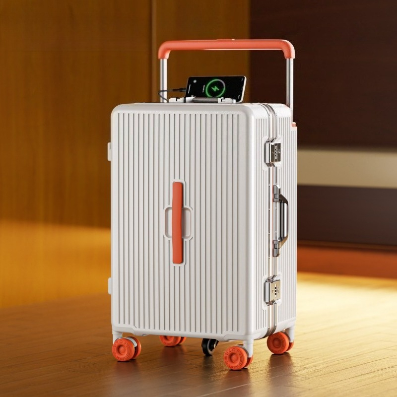 Aluminum Frame Carry On Luggage - حقيبة سفر بعجلات مقاس 20-28 بوصة
