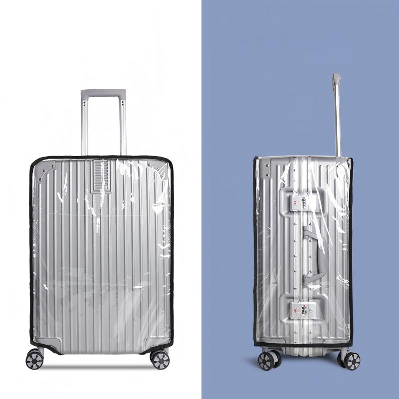 Luggage Protective Cover Transparent - غطاء حقيبة سفر شفاف من البولي