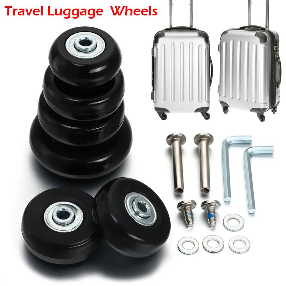 Silent Replacement Luggage Wheels - 2/4 قطع عجلات بديلة صامتة منزلقة
