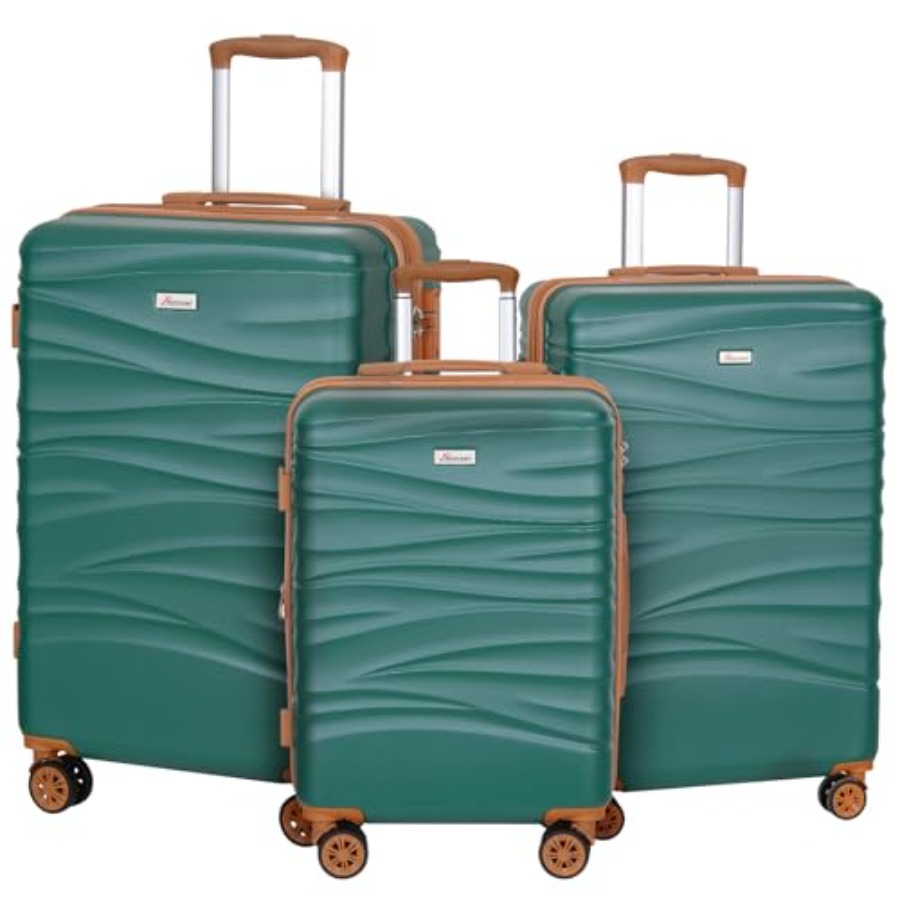 Expandable Hard Shell Luggage Set - مجموعة حقائب سفر قابلة للتوسيع مكونة