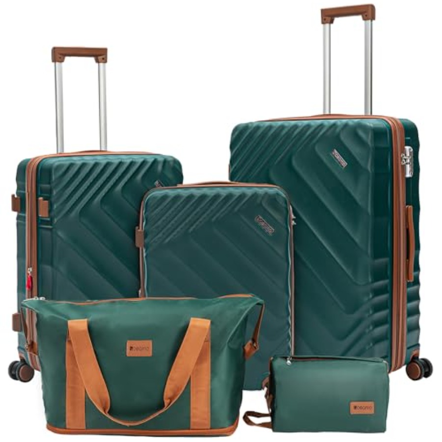 Expandable Hard Shell Luggage Set - مجموعة حقائب سفر قابلة للتوسيع مكونة