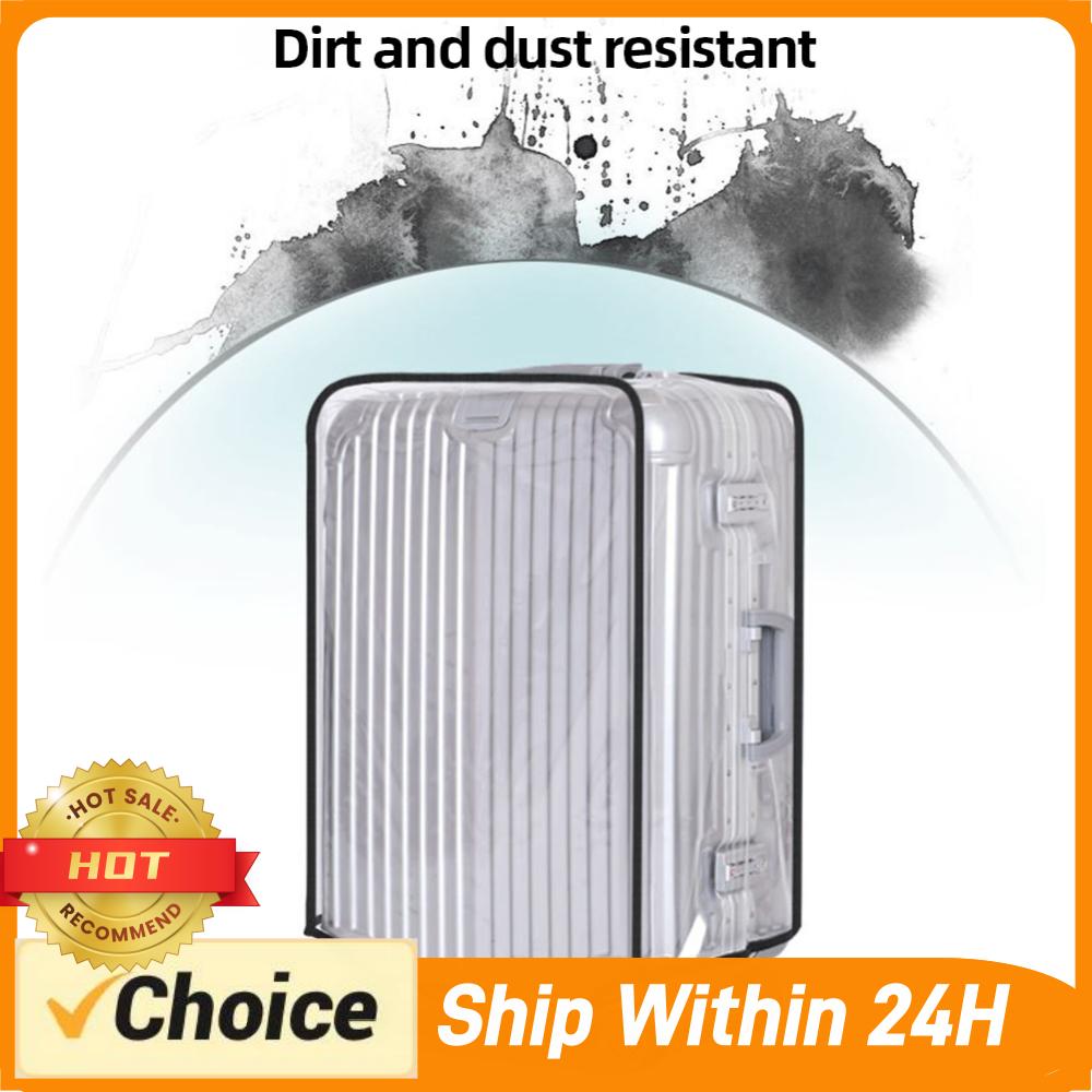Waterproof Suitcase Cover Protector - غطاء حماية شفاف للحقائب مقاس 18-30
