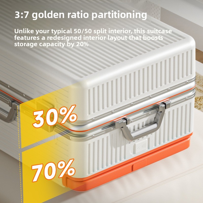 حقيبة سفر بعجلات مقاس 20-28 بو - مراجعة Aluminum Frame Carry On Luggage وسعره