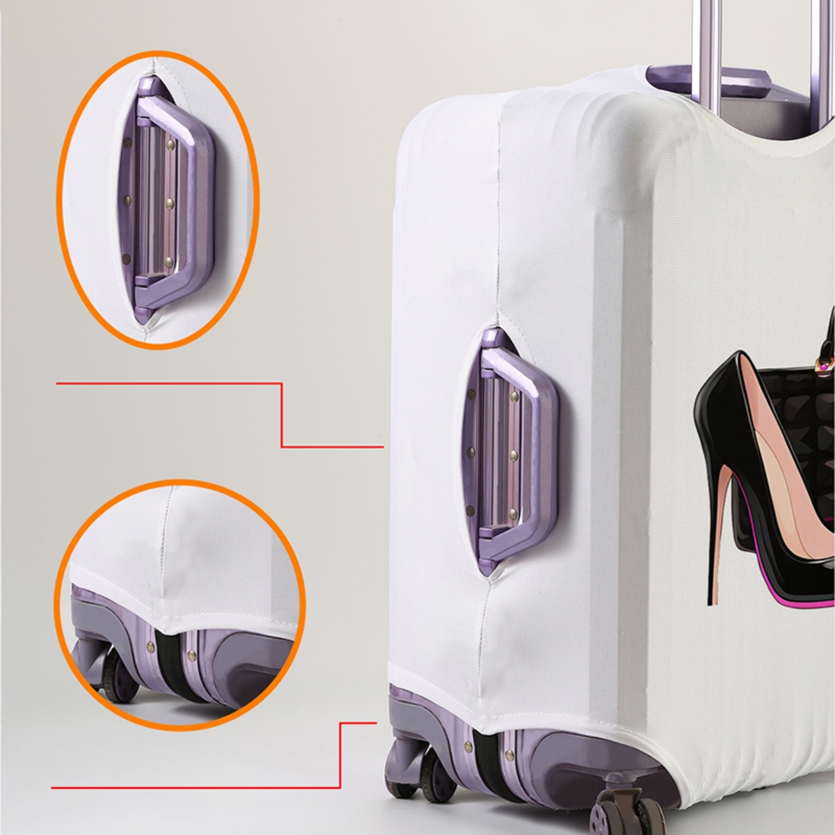 غطاء حماية للأمتعة مرن مقاوم ل - مراجعة Waterproof Suitcase Cover Protector وسعره