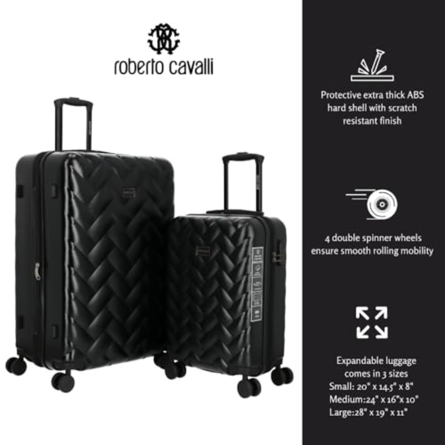 مجموعة حقائب سفر: هيكل صلب من  - مراجعة Expandable Hard Shell Luggage Set وسعره