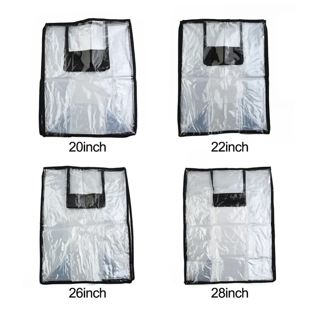غطاء حماية جديد للأمتعة أثناء  - مراجعة Luggage Protective Cover Transparent وسعره