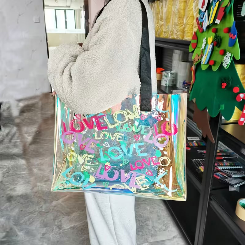 حقيبة يد عصرية مطبوعة بالليزر  - مراجعة Handbags وسعره