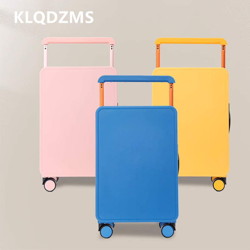 KLQDZMS الأمتعة ABS + PC الصعو - مراجعة Spinner Wheel Rolling Suitcase 20 Inch وسعره