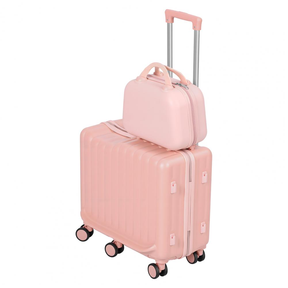 حقيبة سفر متينة للأطفال مقاس 2 - مراجعة Spinner Wheel Rolling Suitcase 20 Inch وسعره