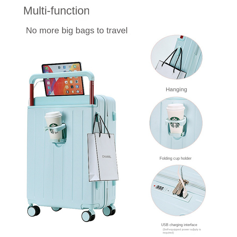 حقيبة سفر بعجلات مقاس 20-24-26 - مراجعة Spinner Wheel Rolling Suitcase 20 Inch وسعره