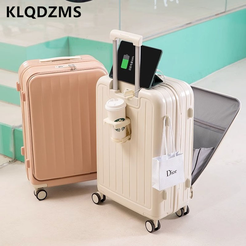 حقيبة سفر متعددة الوظائف من KL - مراجعة Front Opening Laptop Luggage 24 Inch وسعره