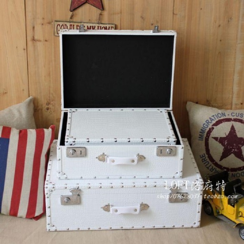 حقيبة سفر بنمط جلد التمساح، صن - مراجعة Retro Vintage Trunk Suitcase وسعره