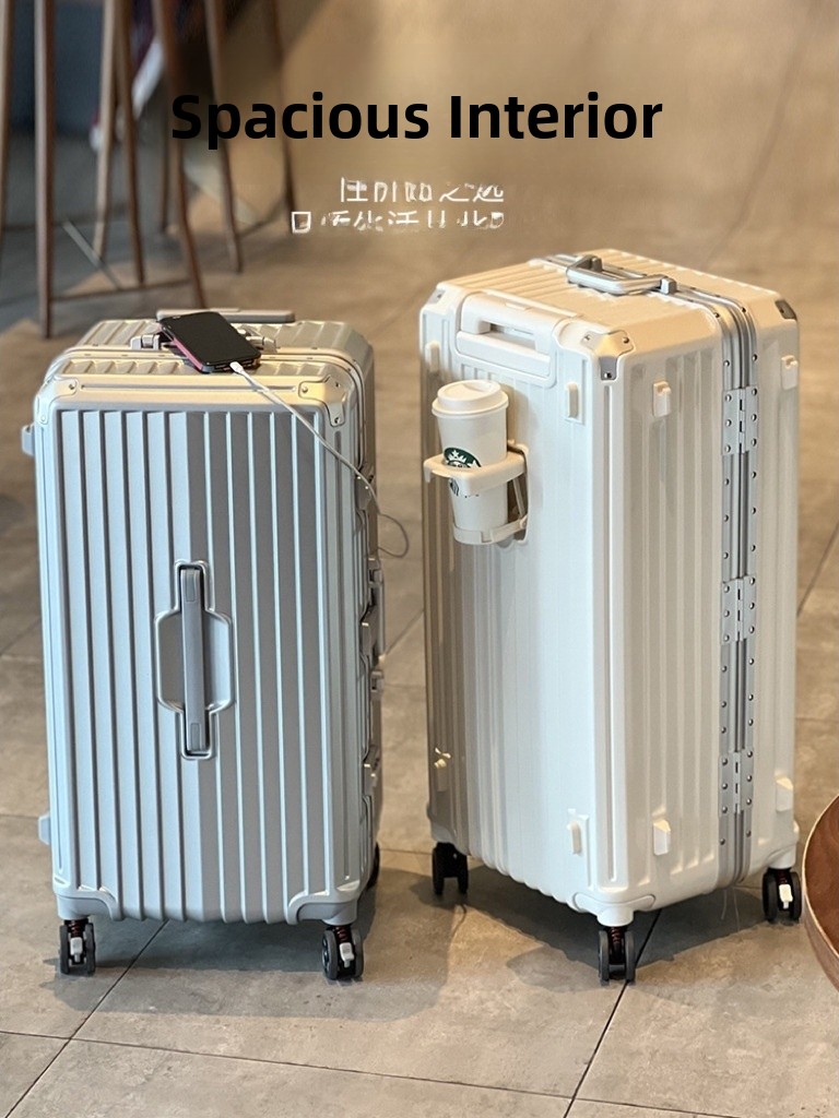 حقيبة سفر بإطار من الألومنيوم  - مراجعة Aluminum Frame Carry On Luggage وسعره