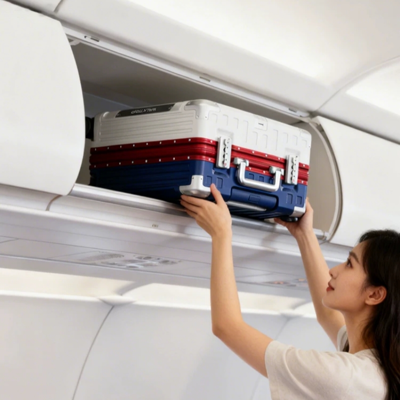 حقيبة سفر بعجلات مقاس 18 بوصة، - مراجعة Aluminum Frame Carry On Luggage وسعره