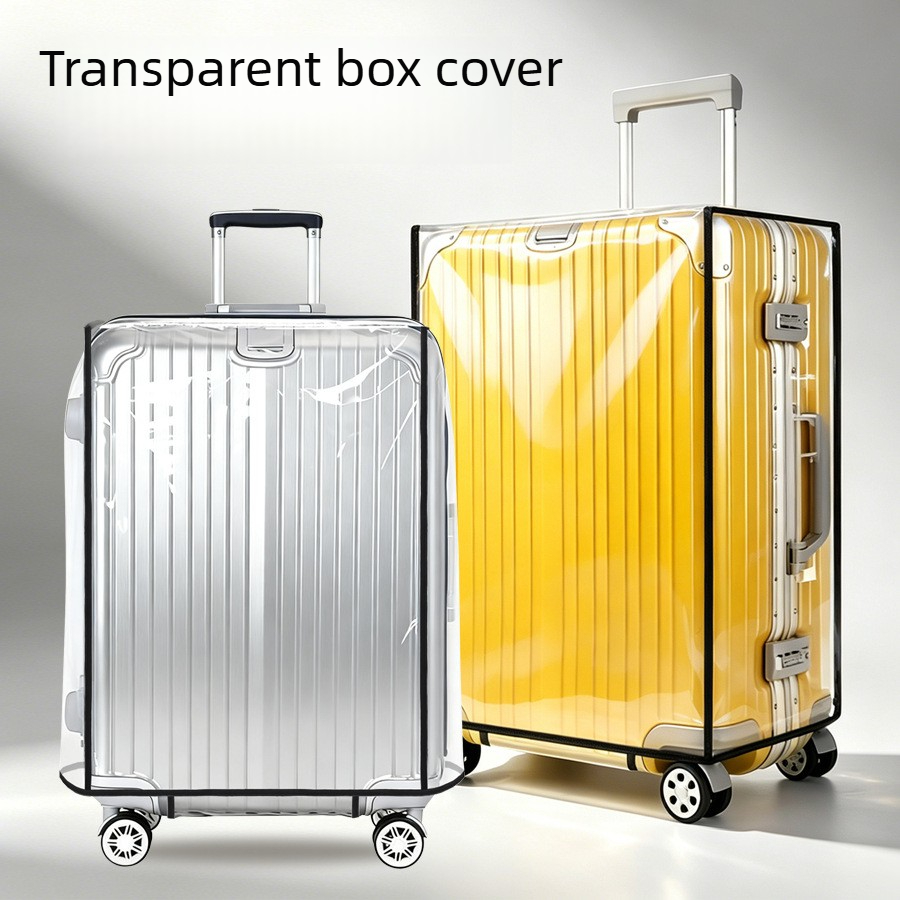 غطاء أمتعة شفاف من البولي فيني - مراجعة Luggage Protective Cover Transparent وسعره