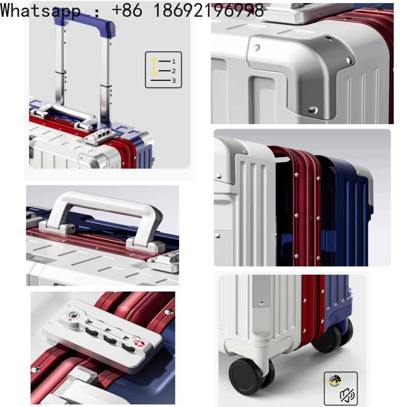 حقيبة سفر بعجلات مقاس 18 بوصة، - مراجعة Aluminum Frame Carry On Luggage وسعره