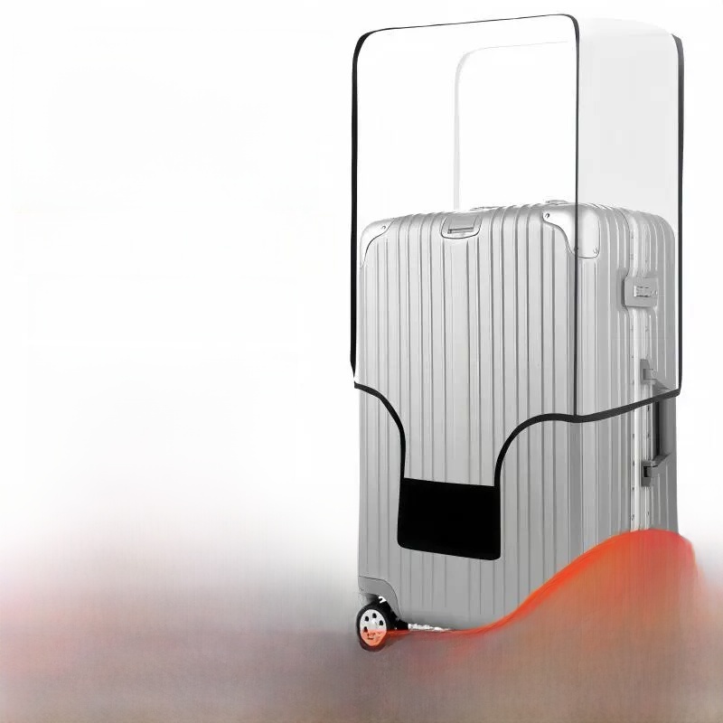 غطاء حقيبة سفر شفاف مقاوم للما - مراجعة Luggage Protective Cover Transparent وسعره