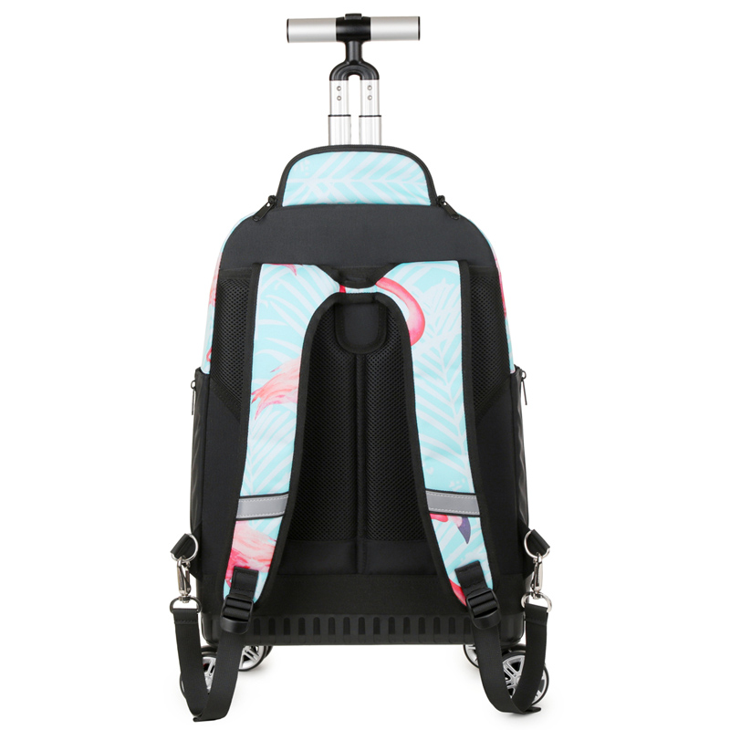 حقيبة ظهر دوارة بعجلات دوارة،  - مراجعة Foldable Rolling Luggage Bag وسعره