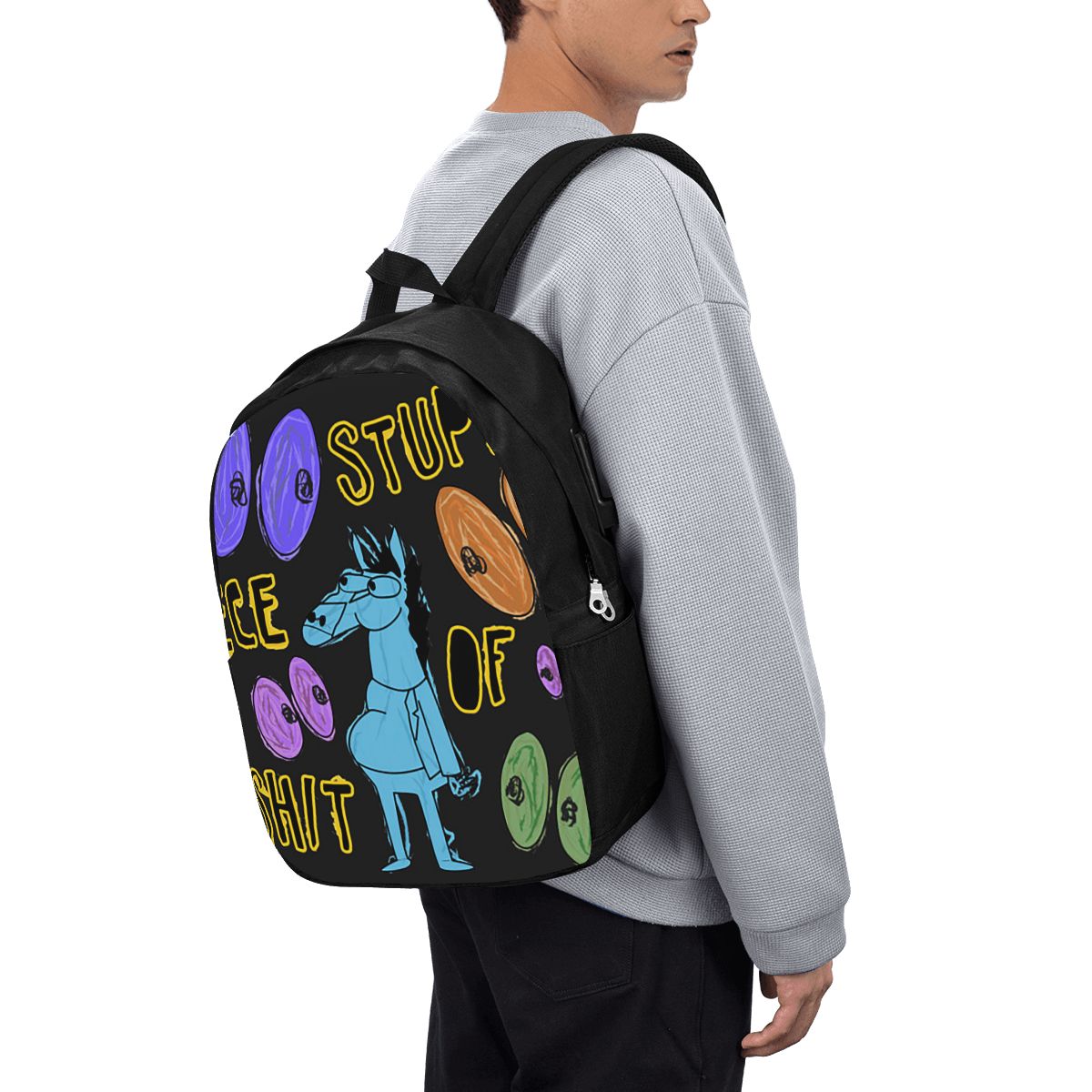 حقيبة ظهر كرتونية من Bojack Ho - مراجعة Backpacks وسعره