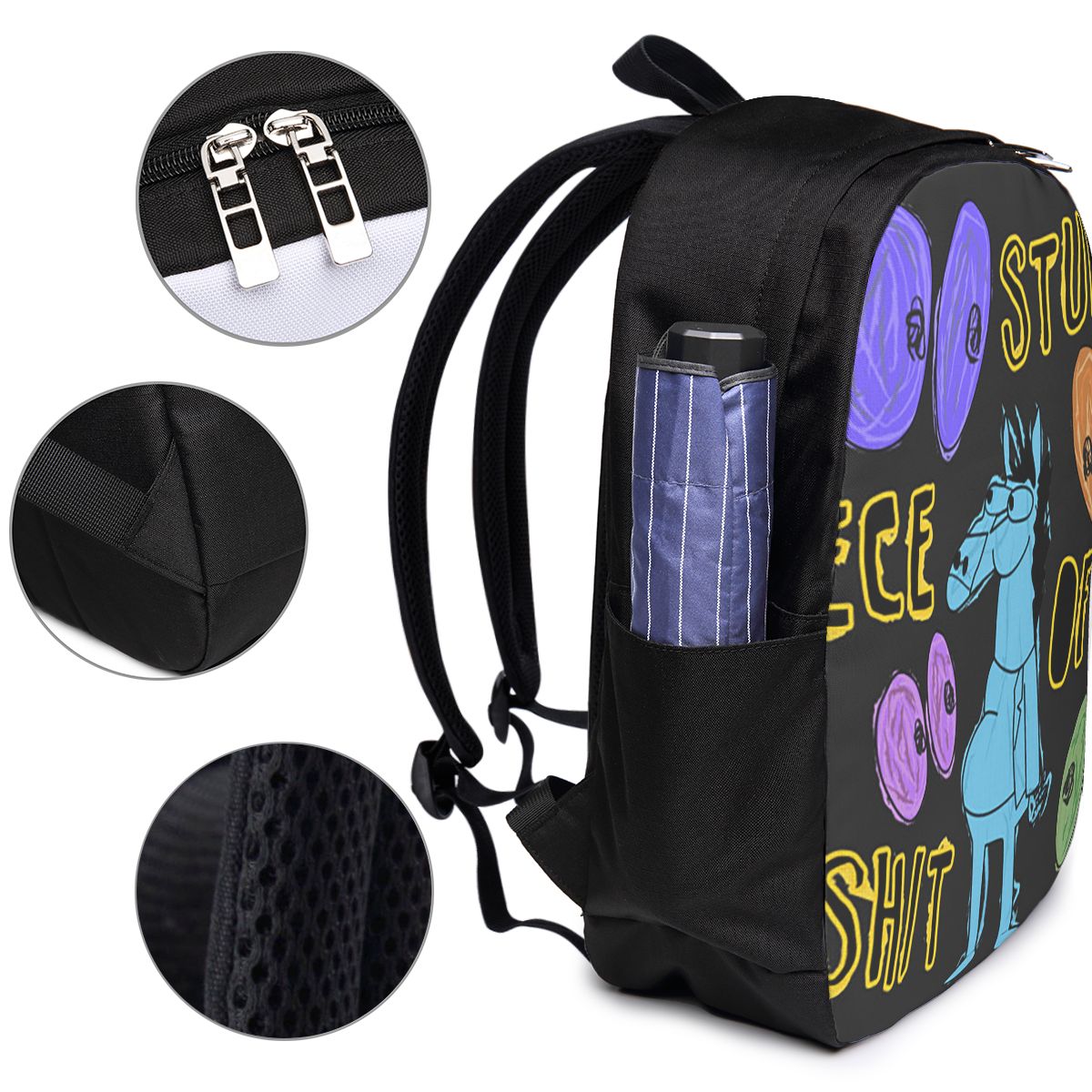 حقيبة ظهر كرتونية من Bojack Ho - مراجعة Backpacks وسعره
