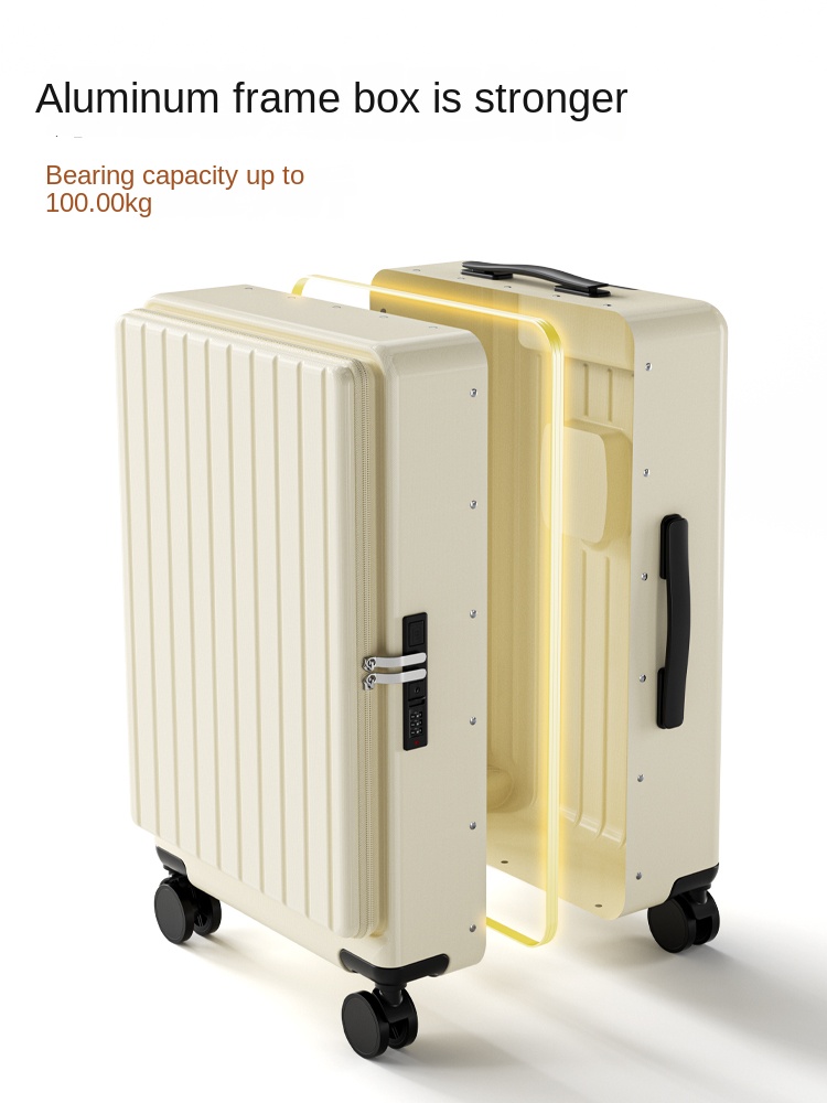 الجانب افتتاح الأمتعة 2025 نمو - مراجعة Aluminum Frame Carry On Luggage وسعره